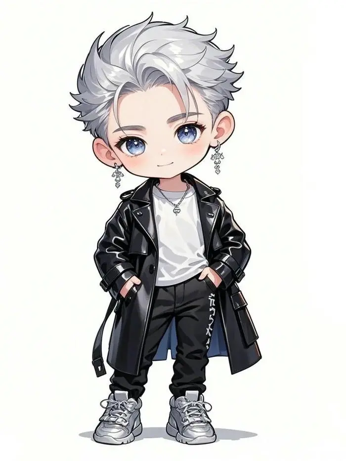 Ảnh anime nam ngầu cute chàng trai chibi phong cách cool ngời nét đẹp