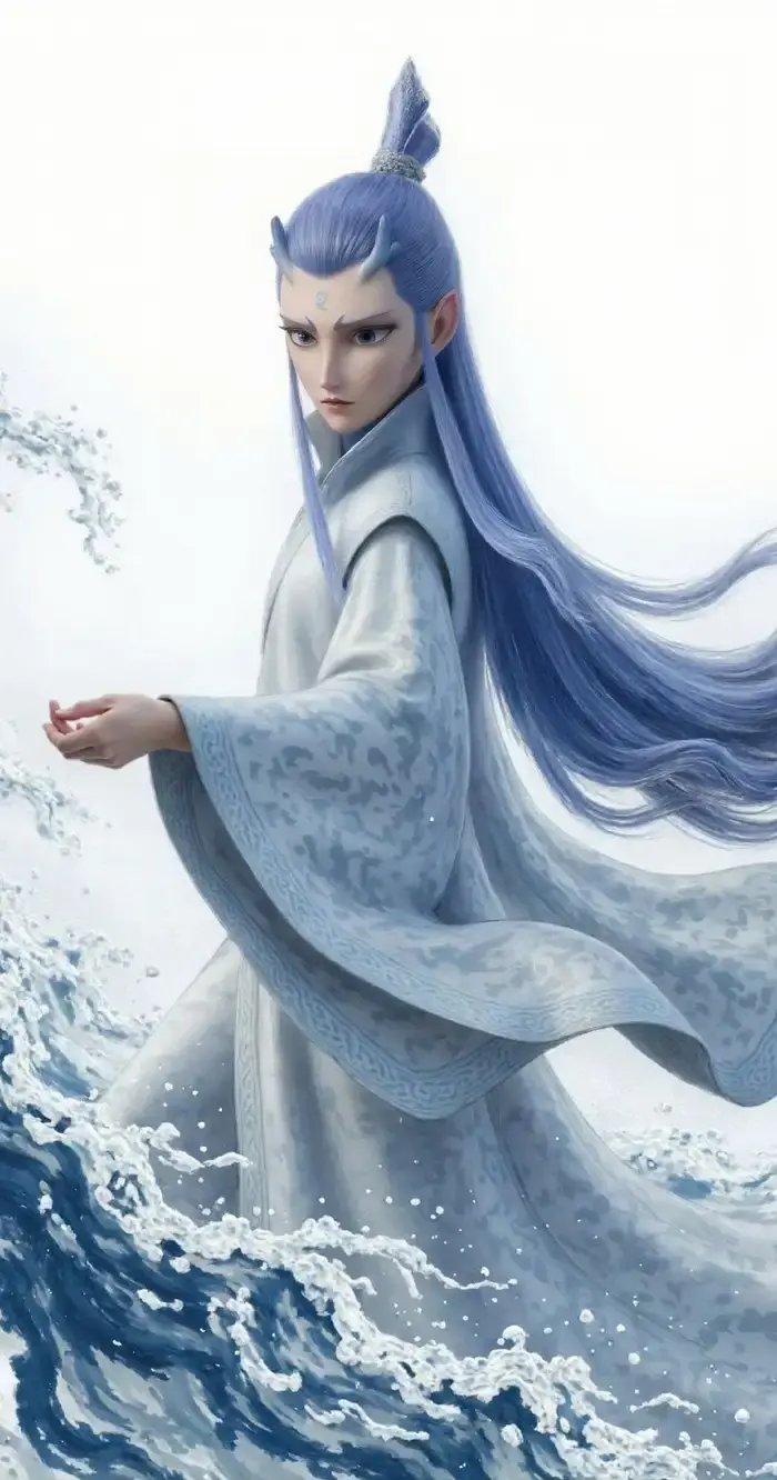 Ảnh anime ngao bính hình tượng long thần uy nghi lộng lẫy