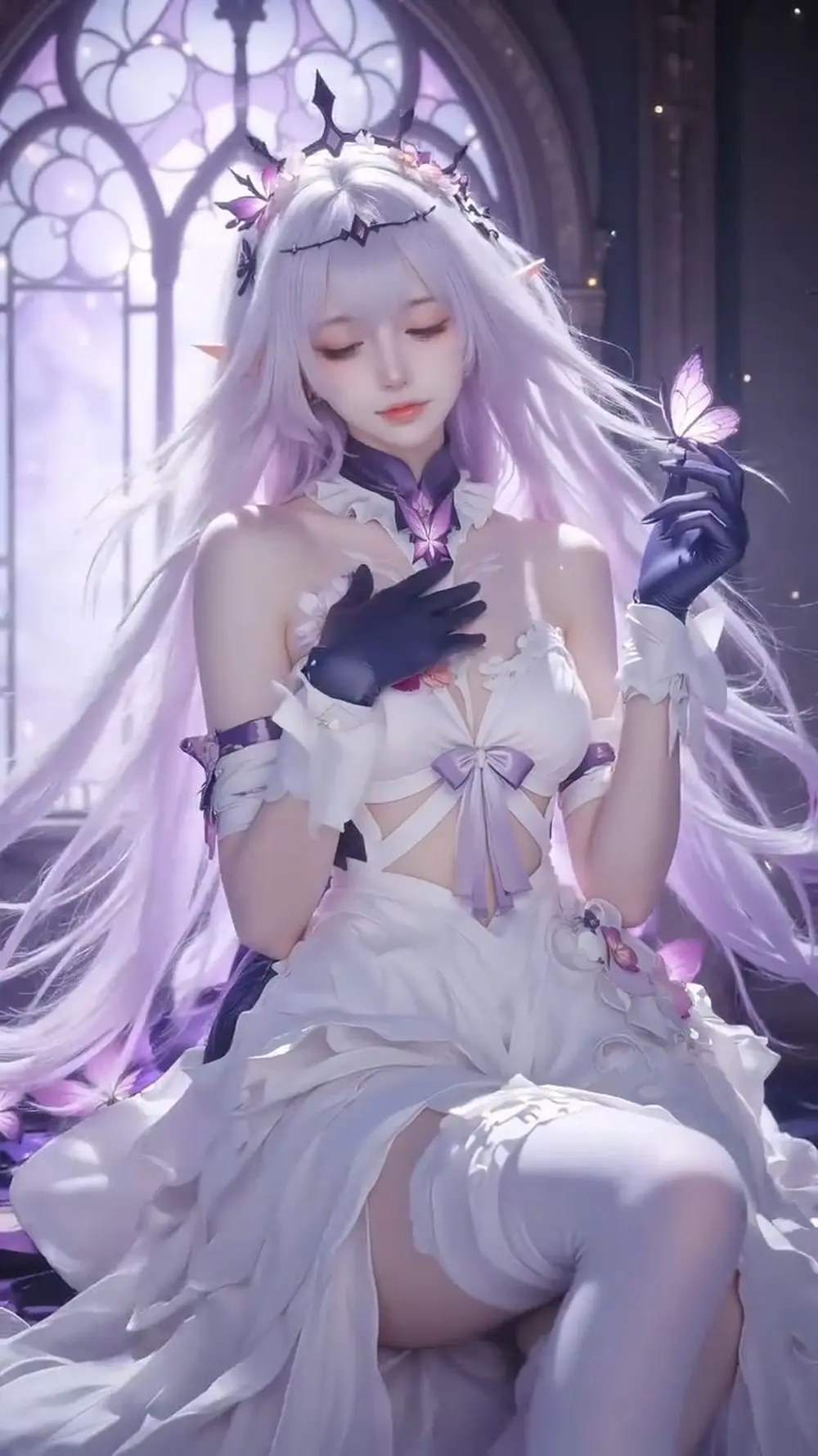 Ảnh cosplay anime xinh đẹp với tạo hình nhân vật fantasy lộng lẫy
