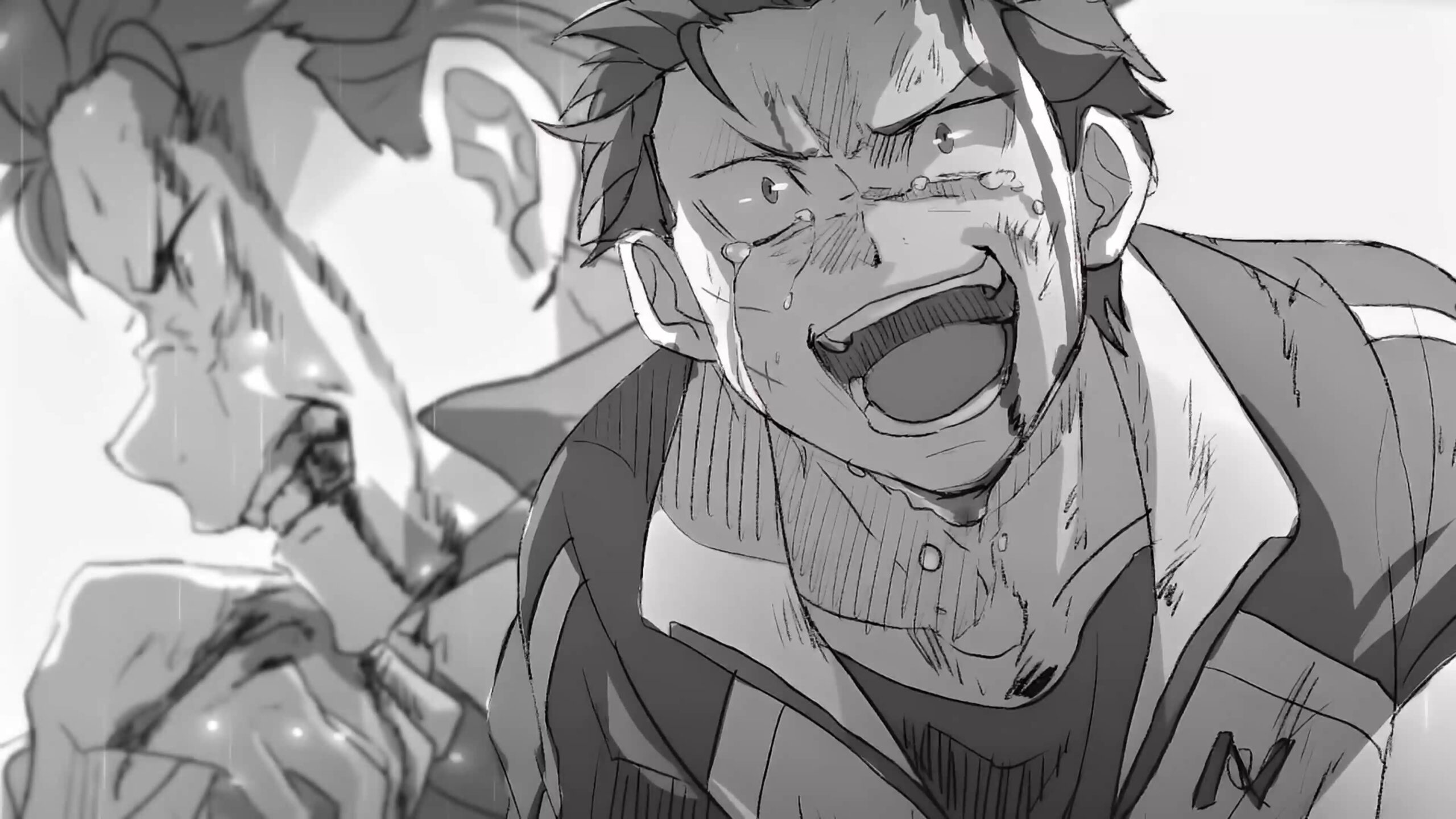 Ảnh natsuki subaru anime đau khổ bi thương trong re zero đầy cảm xúc