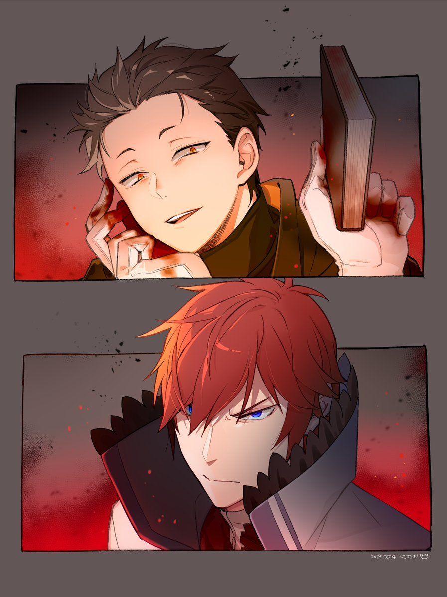 Ảnh natsuki subaru anime đẹp trai phong độ trong re zero