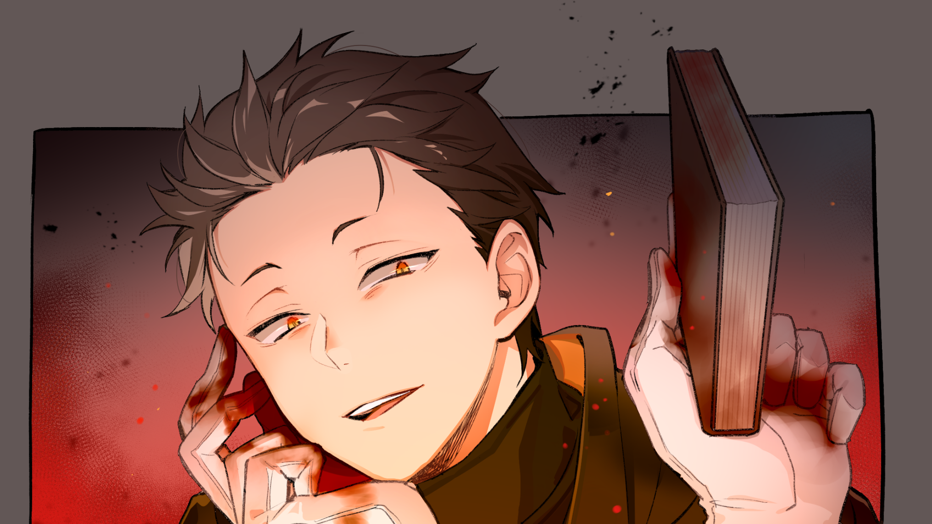 Ảnh natsuki subaru anime hình tượng chàng trai re zero ấn tượng