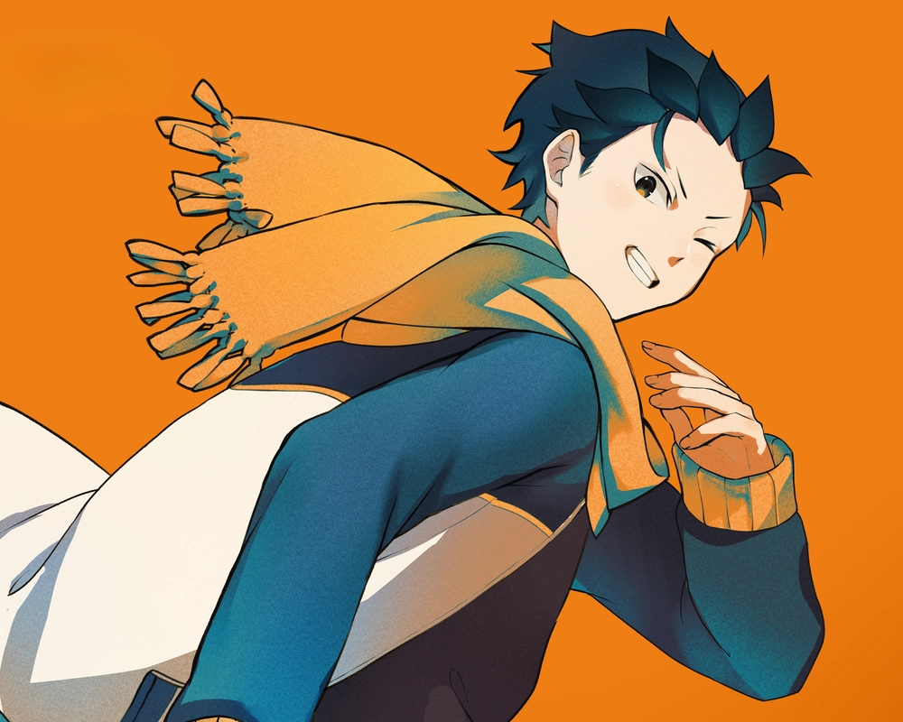 Ảnh natsuki subaru anime re zero biểu tượng nhân vật chính