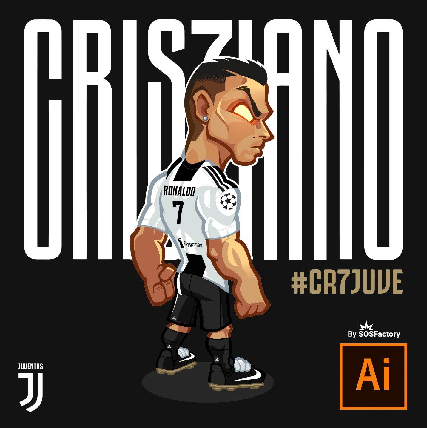 Ảnh ronaldo anime phong cách hoạt hình cr cực ngầu