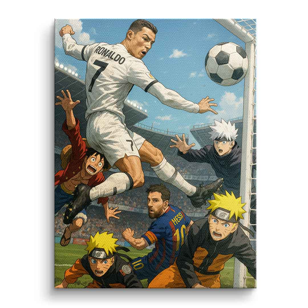 Ảnh ronaldo anime phong cách hoạt hình nhật bản ấn tượng
