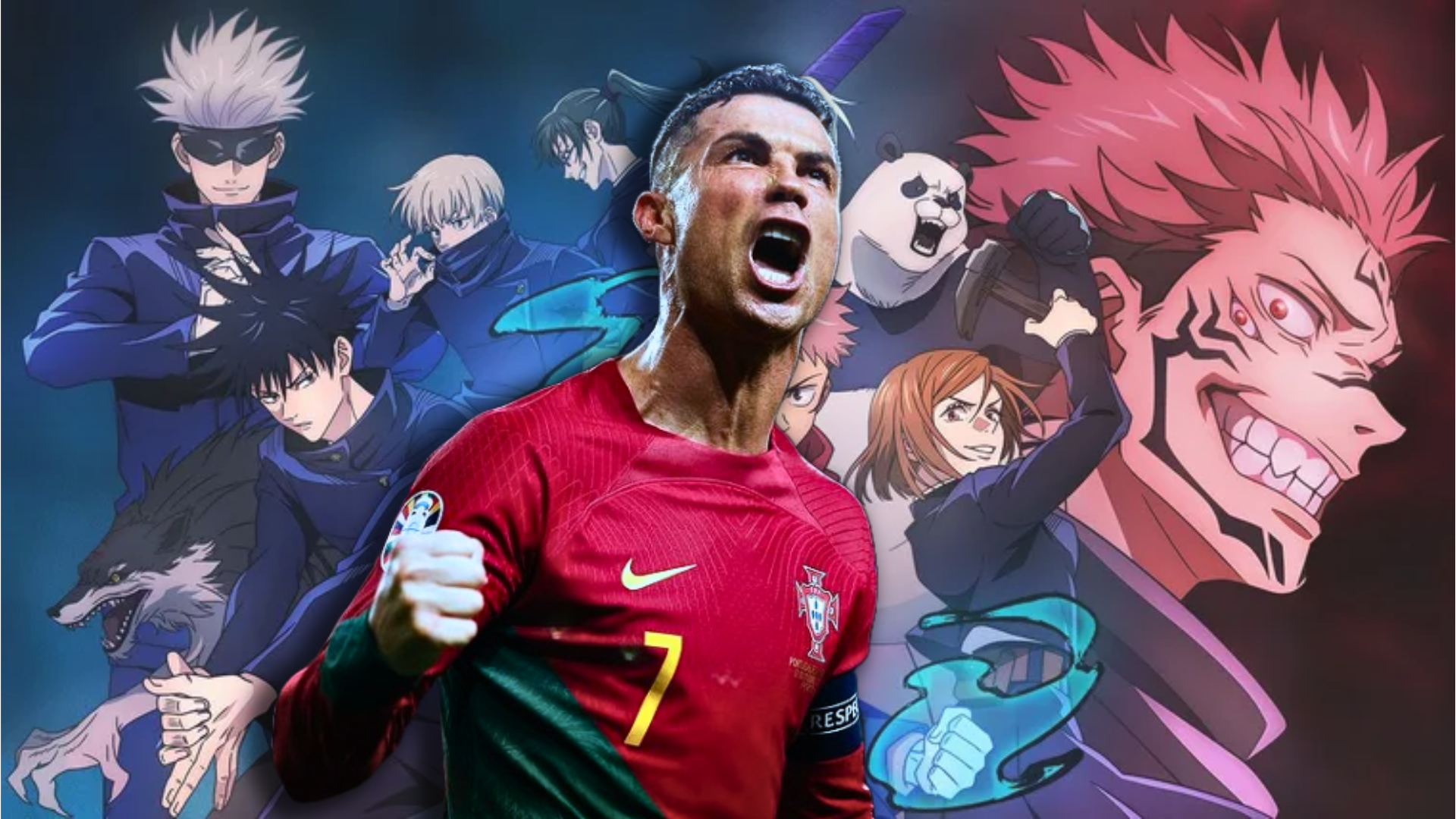 Ảnh ronaldo anime phong cách hoạt hình nhật bản độc đáo