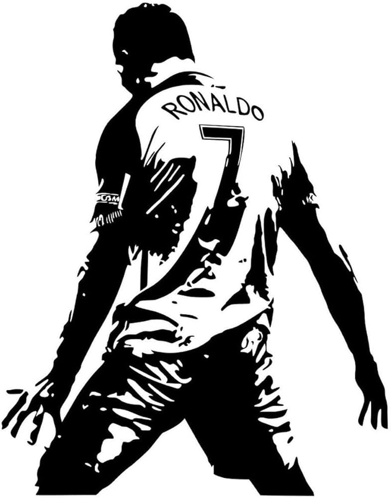 Ảnh ronaldo anime phong cách nhật bản hình bóng nghệ thuật ấn tượng