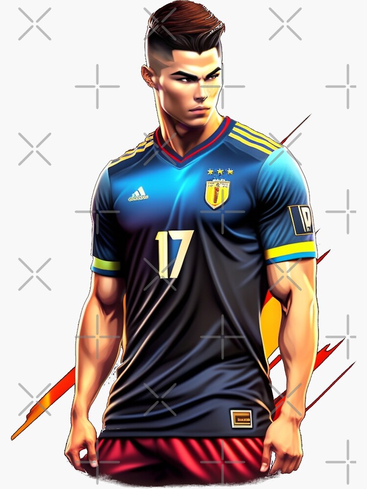 Ảnh ronaldo phong cách anime mạnh mẽ và cá tính