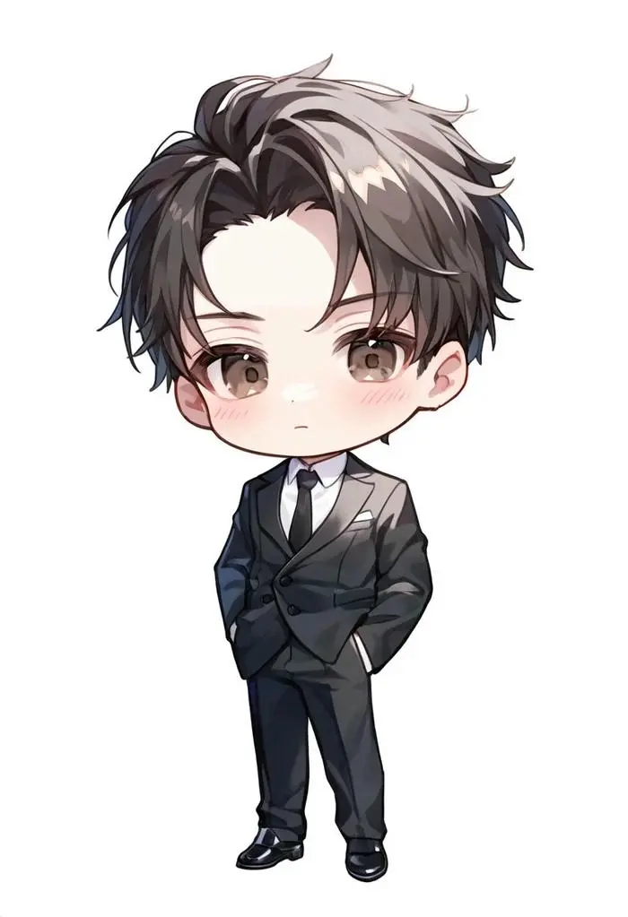 Chàng trai anime lịch lãm dễ thương phong thái ngầu lắnlặng