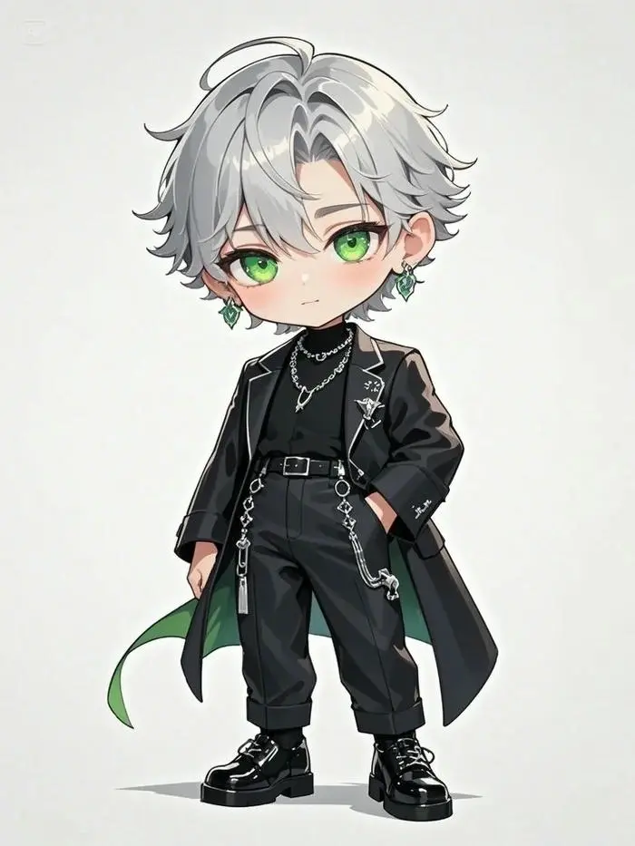 Chàng trai anime phong thái ngầu dễ thương đáng yêu