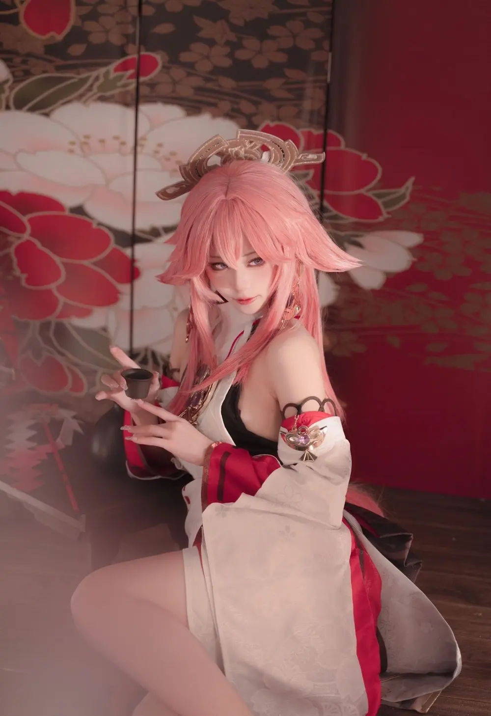 Cosplay anime yae miko xinh đẹp hóa thân nhân vật ấn tượng