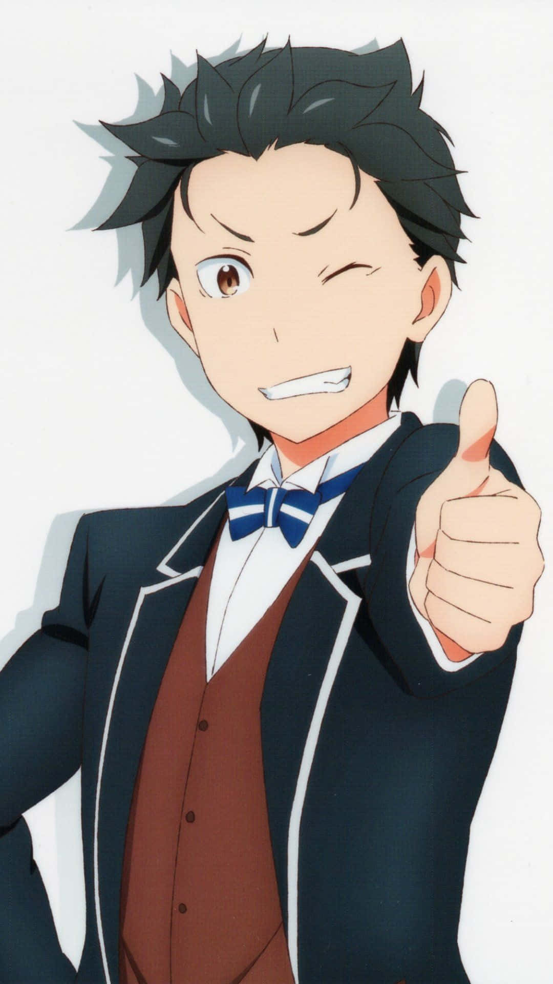 Hình natsuki subaru anime điển trai phong độ trong re zero