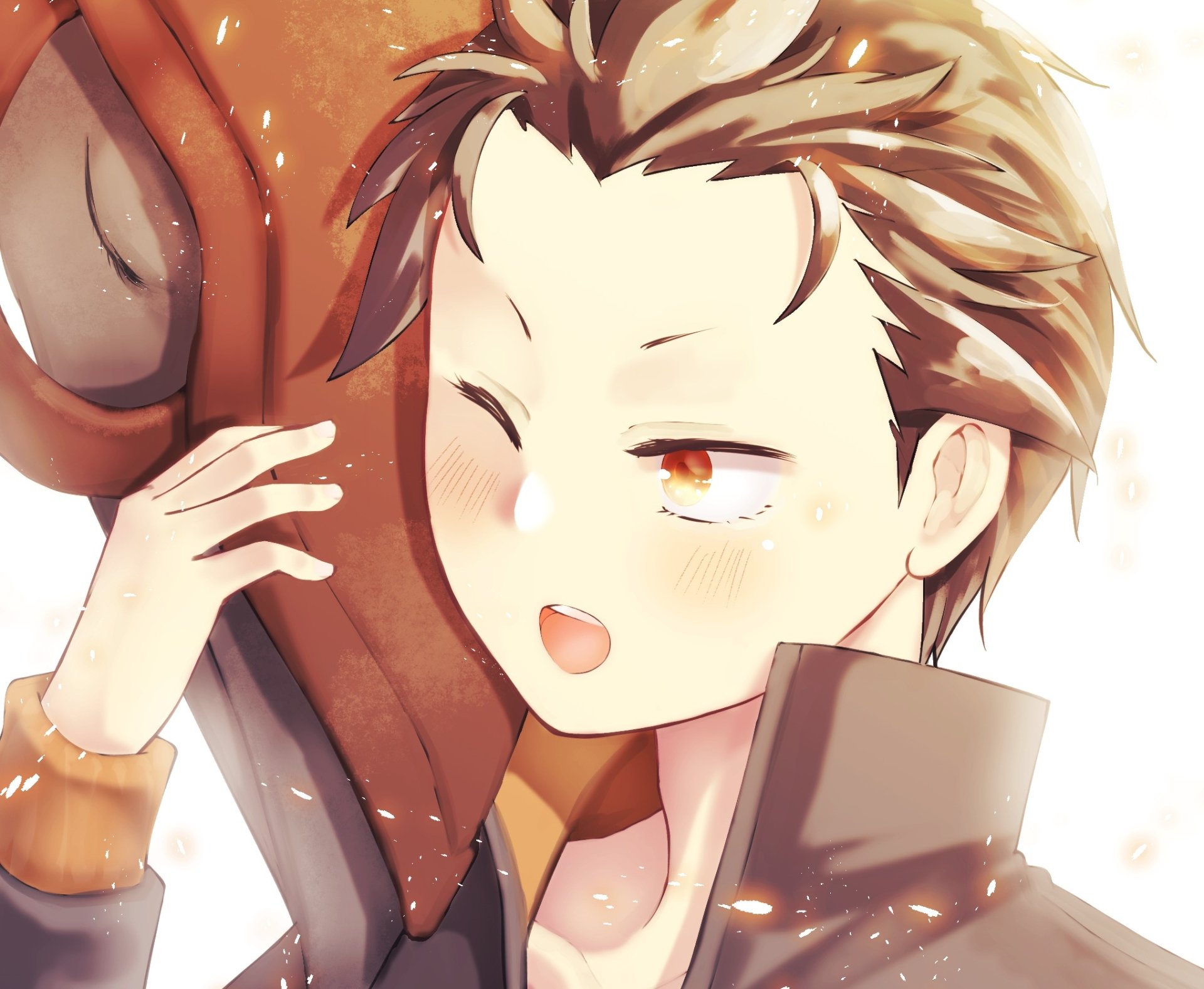 Hình natsuki subaru re zero phong cách vẽ minh họa anime đẹp
