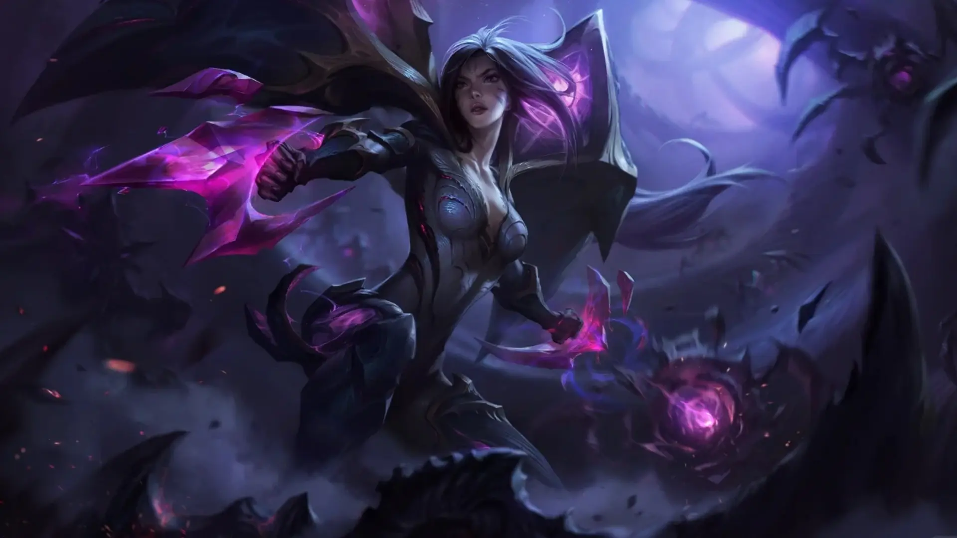 Hình nền lol akali huyết nguyệt đẹp mắt phông game liên minh huyền thoại