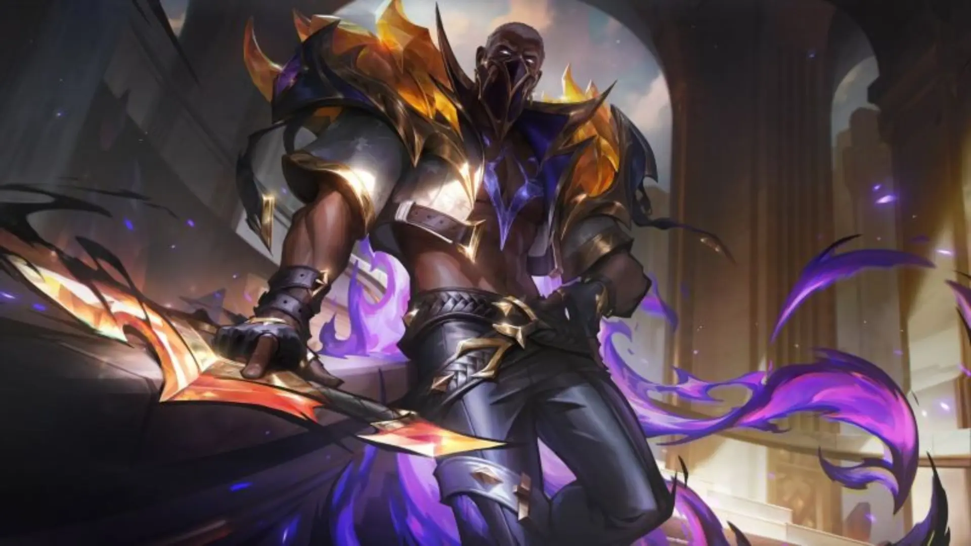 Hình nền lol vị tướng yasuo với phong cách tối thượng đầy ấn tượng