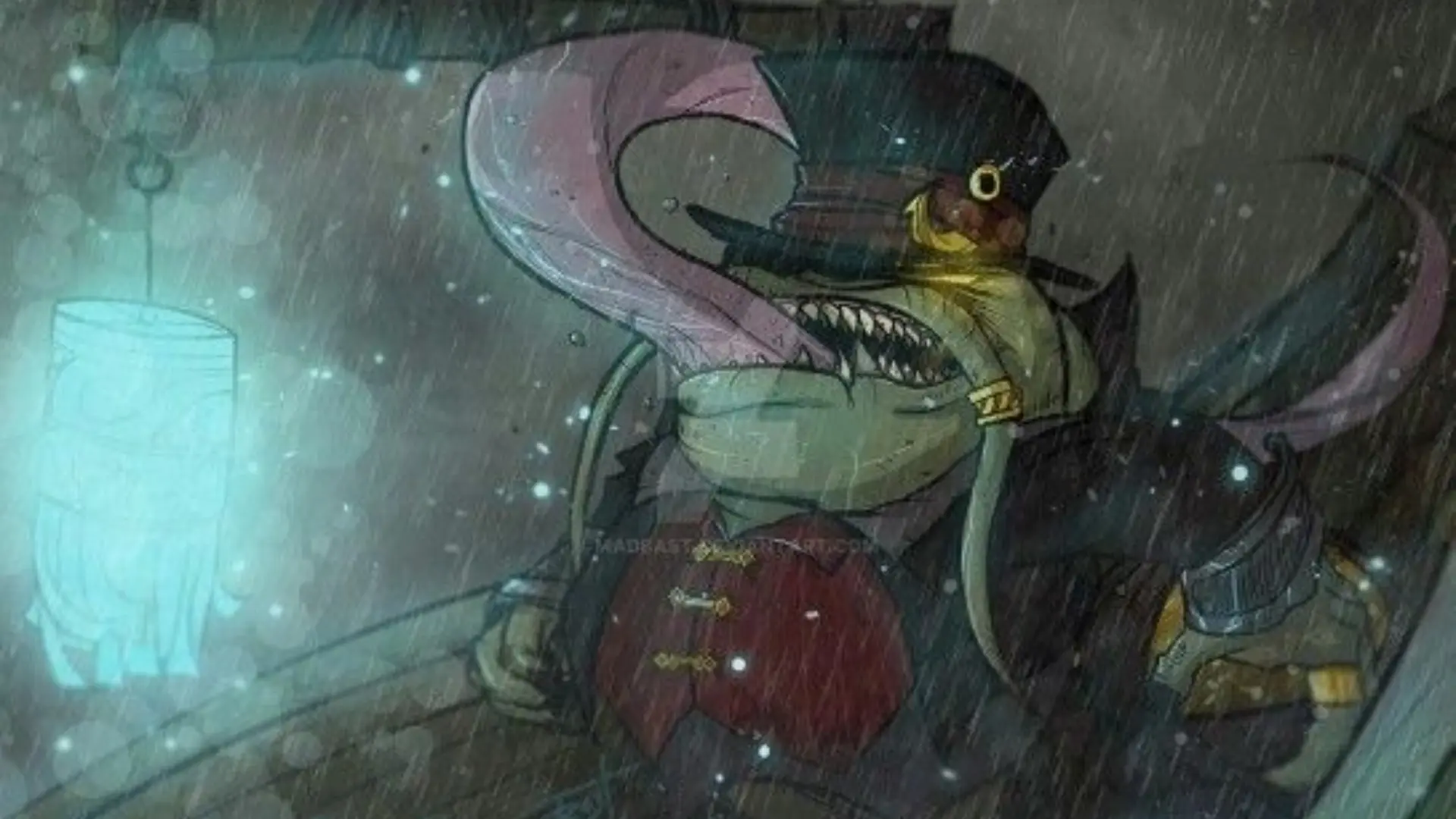 Hình nền tahm kench bậc thầy sông ngầm trong đêm mưa gió