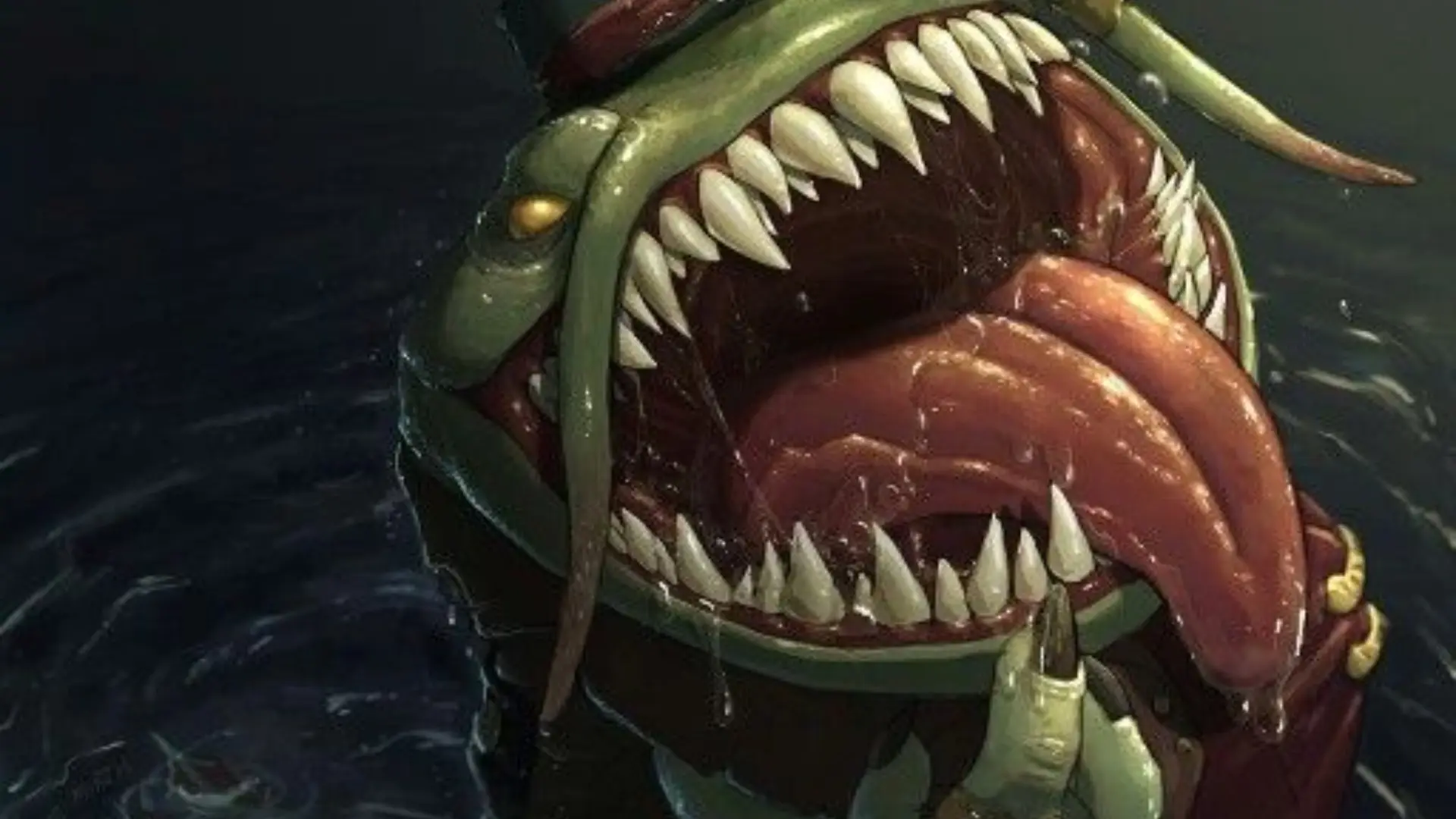 Hình nền tahm kench đáng sợ quái vật sông ngầm nuốt chửng