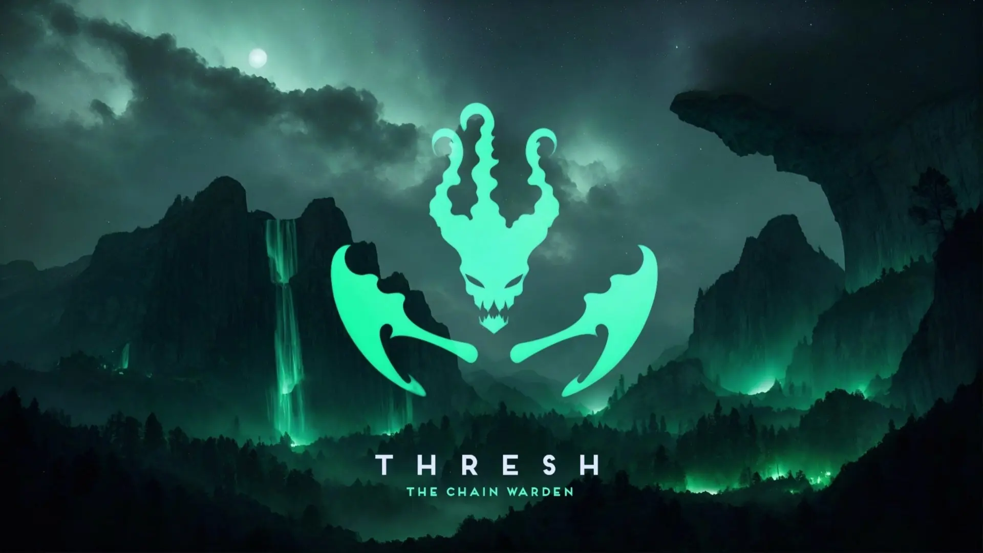 Hình nền thresh quỷ vương xích cổ bóng tối huyền bí
