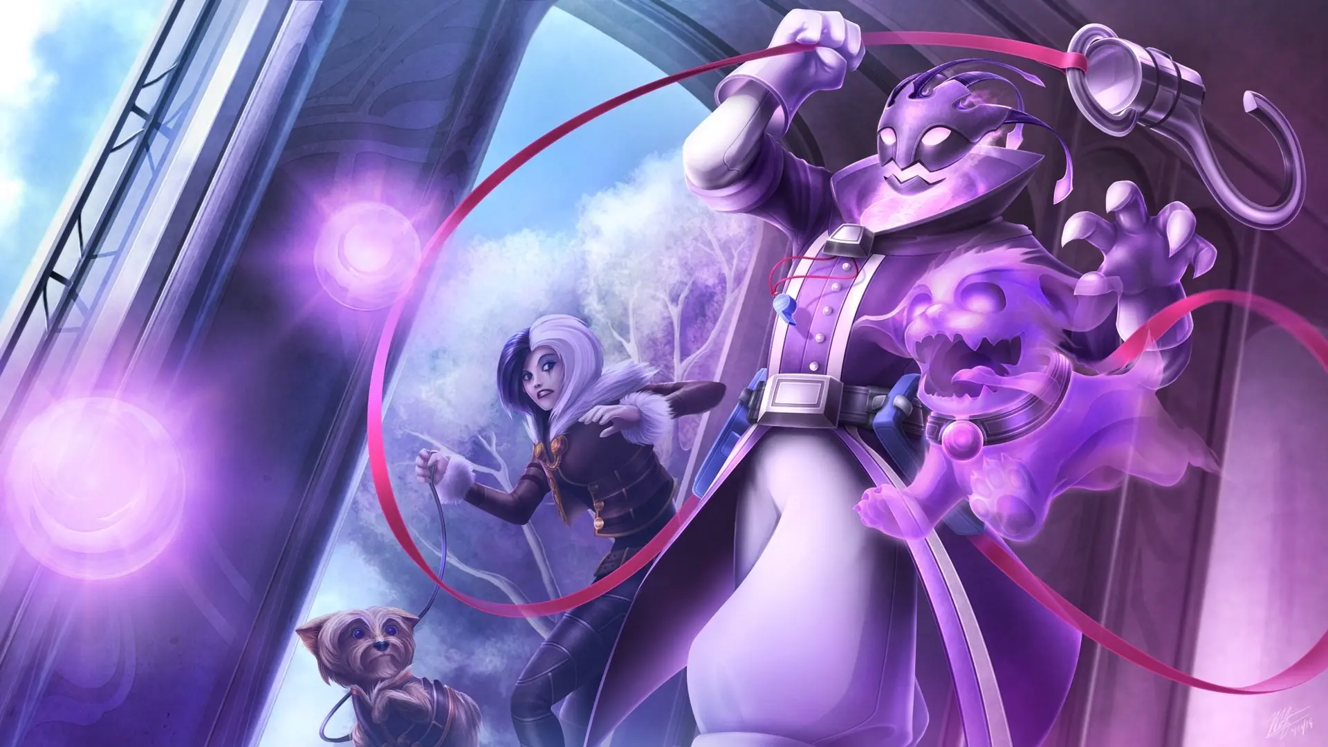 Hình nền thresh và quinn phông nền tử thần lộng lẫy