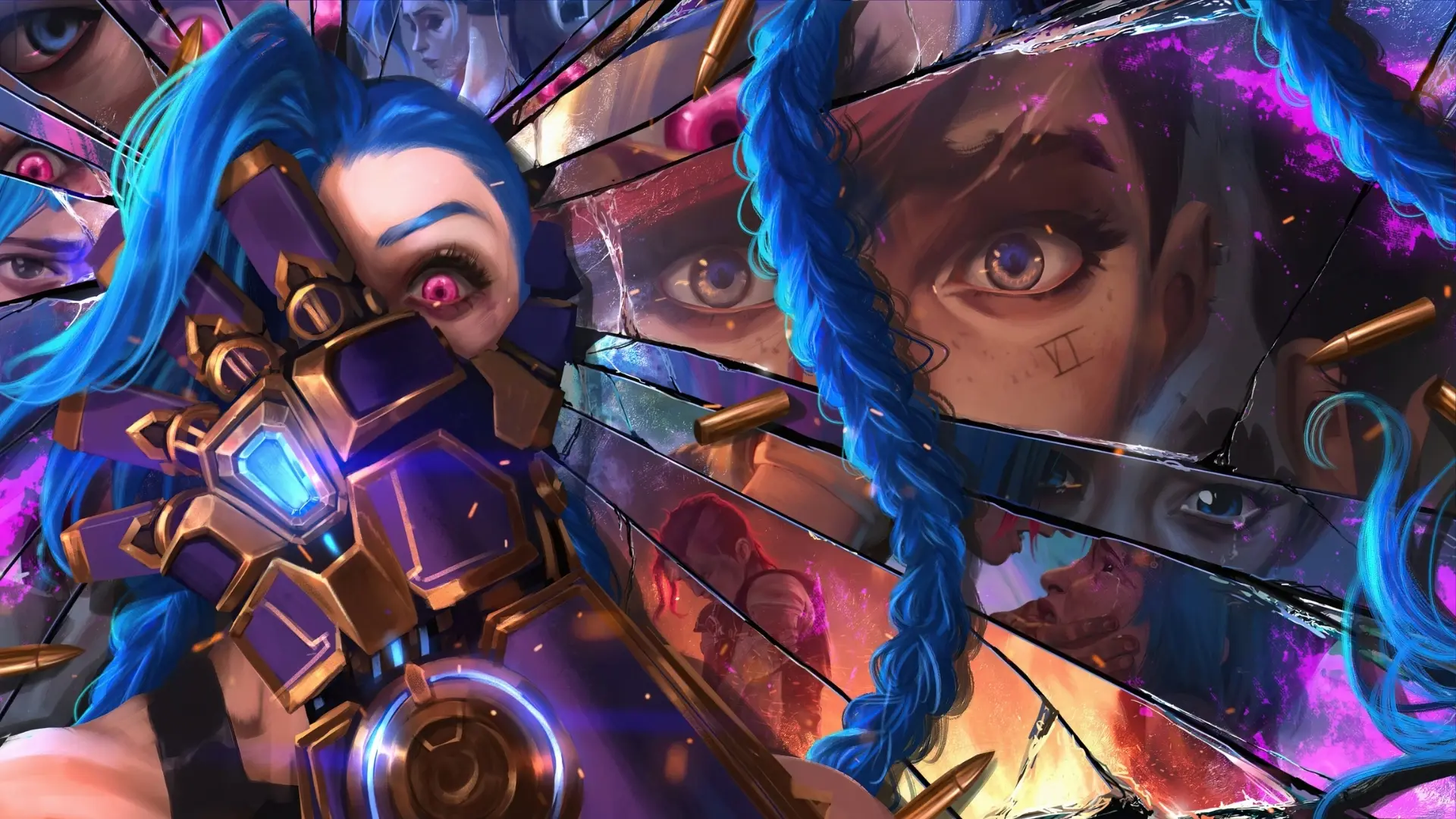 Jinx league of legends hình nền đẹp mắt phông nền lol ấn tượng