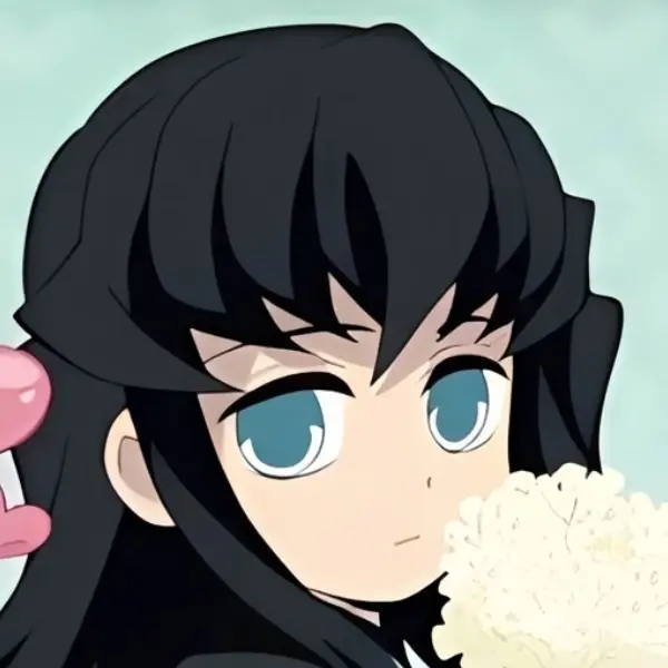 Muichirou kimetsu biểu cảm thờ thẫn với cơm trắng tinh tế