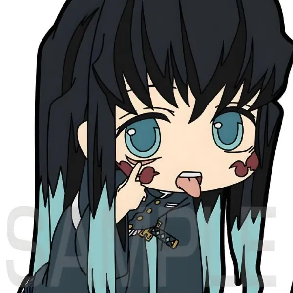 Muichirou kimetsu chibi đáng yêu sát thủ cột trụ vô cùng điển trai