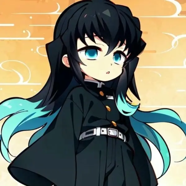 Muichirou kimetsu chibi đáng yêu với kiếm thuật sát quỷ đoàn