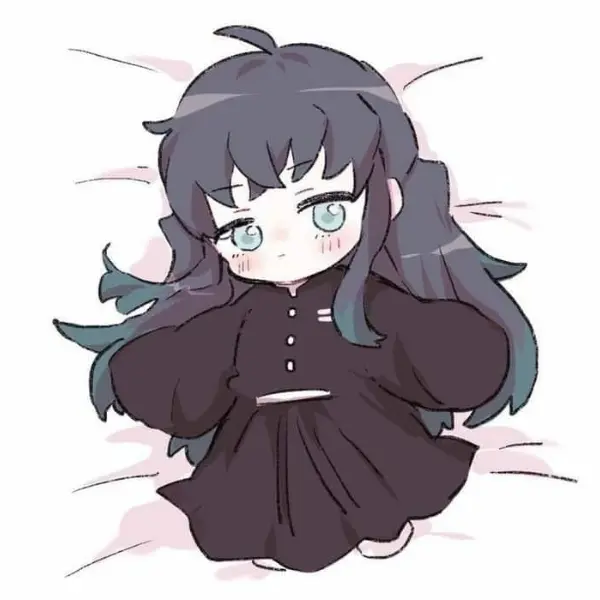 Muichirou kimetsu chibi dễ thương hình ảnh sát thủ đao vô cùng đáng yêu