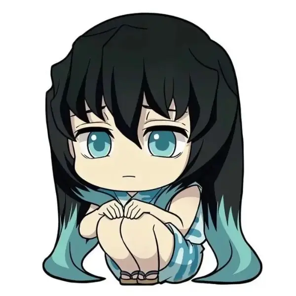 Muichirou kimetsu chibi dễ thương sát thủ lũa hình ảnh minh họa
