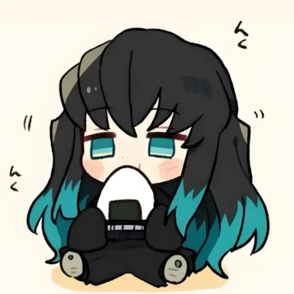 Muichirou kimetsu chibi dễ thương với hình ảnh sát quỷ đoàn