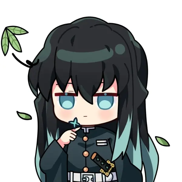 Muichirou kimetsu chibi dễ thương với kiếm thuật sát quỷ đoàn