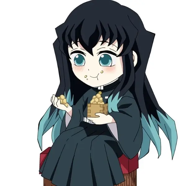 Muichirou kimetsu đáng yêu với bánh kẹo ngọt ngào