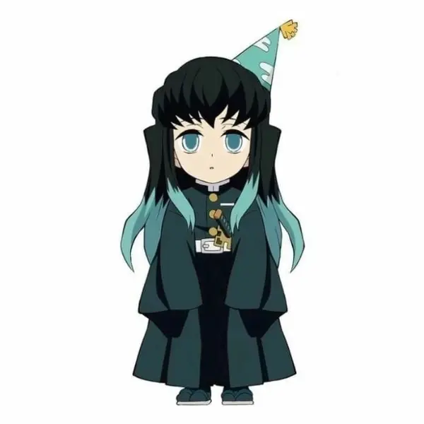 Muichirou kimetsu đội mũ sinh nhật sát thủ cột trụ đáng yêu