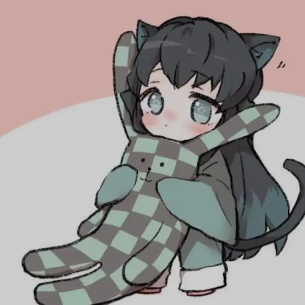 Muichirou kimetsu ôm gấu bông dễ thương hình ảnh sát thủ đao vô cùng đáng yêu