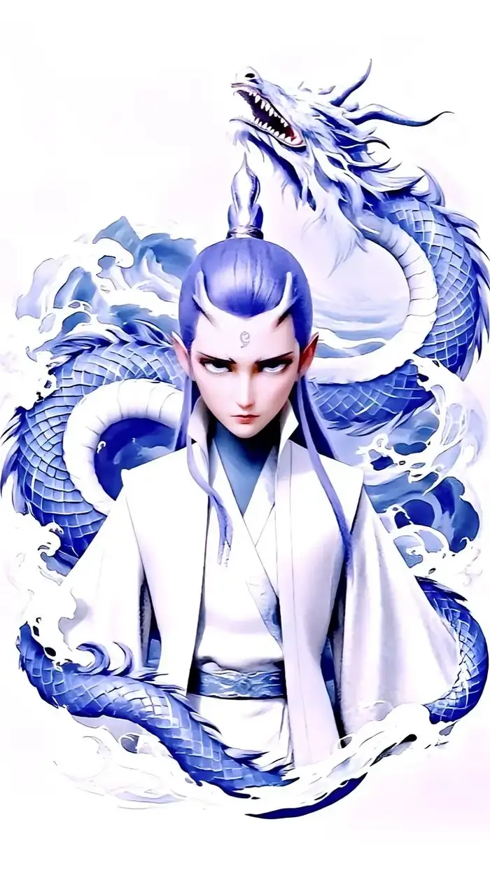 Ngao bính anime hình ảnh long thần uy nghi khí chất ngút trời