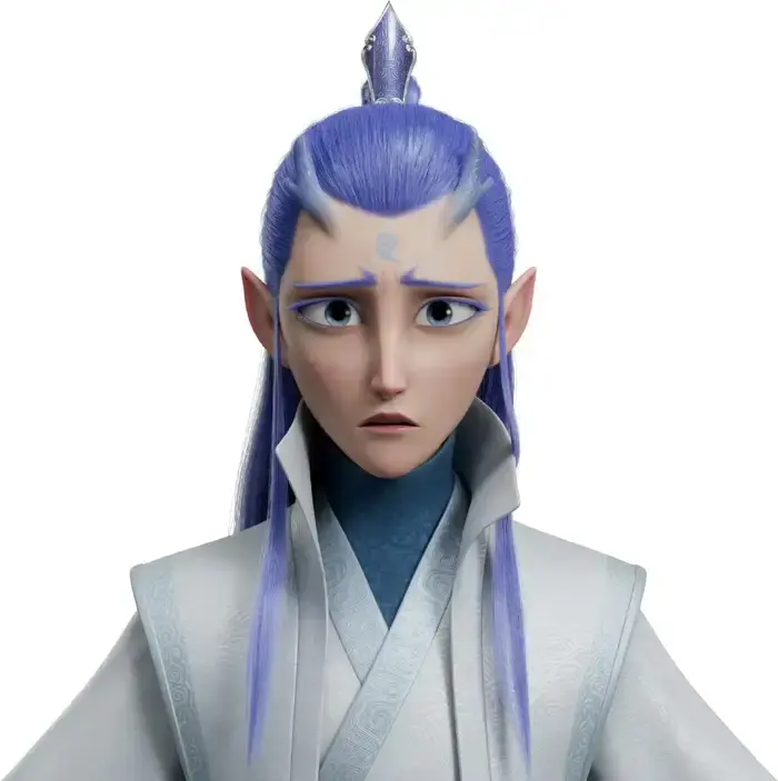 Ngao bính anime hình ảnh nhân vật thần tiên vẻ đẹp lãng tử