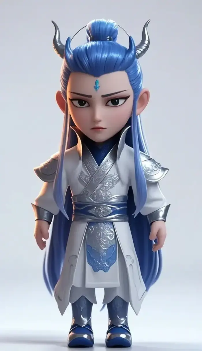 Ngao bính anime hình tượng thần tiên khí chất hiên ngang