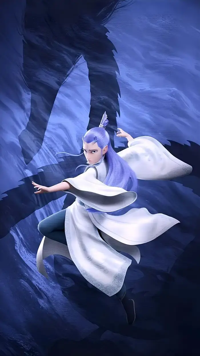Ngao bính anime hình tượng tiên khí thanh lịch tuyệt mỹ