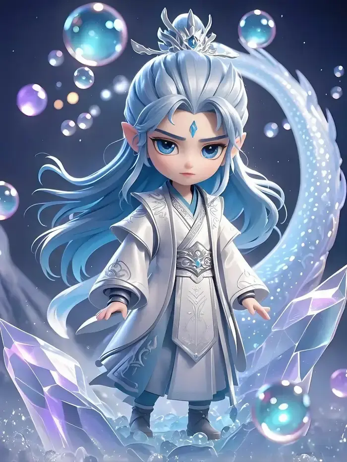 Ngao bính anime tiểu yêu tinh bạch diện phong thái thần tiên