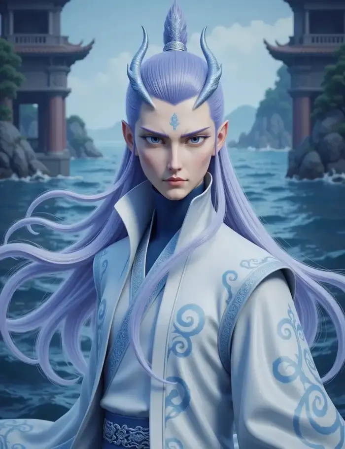 Ngao bính anime vị thần long tộc uy nghi phong thái tuyệt vời