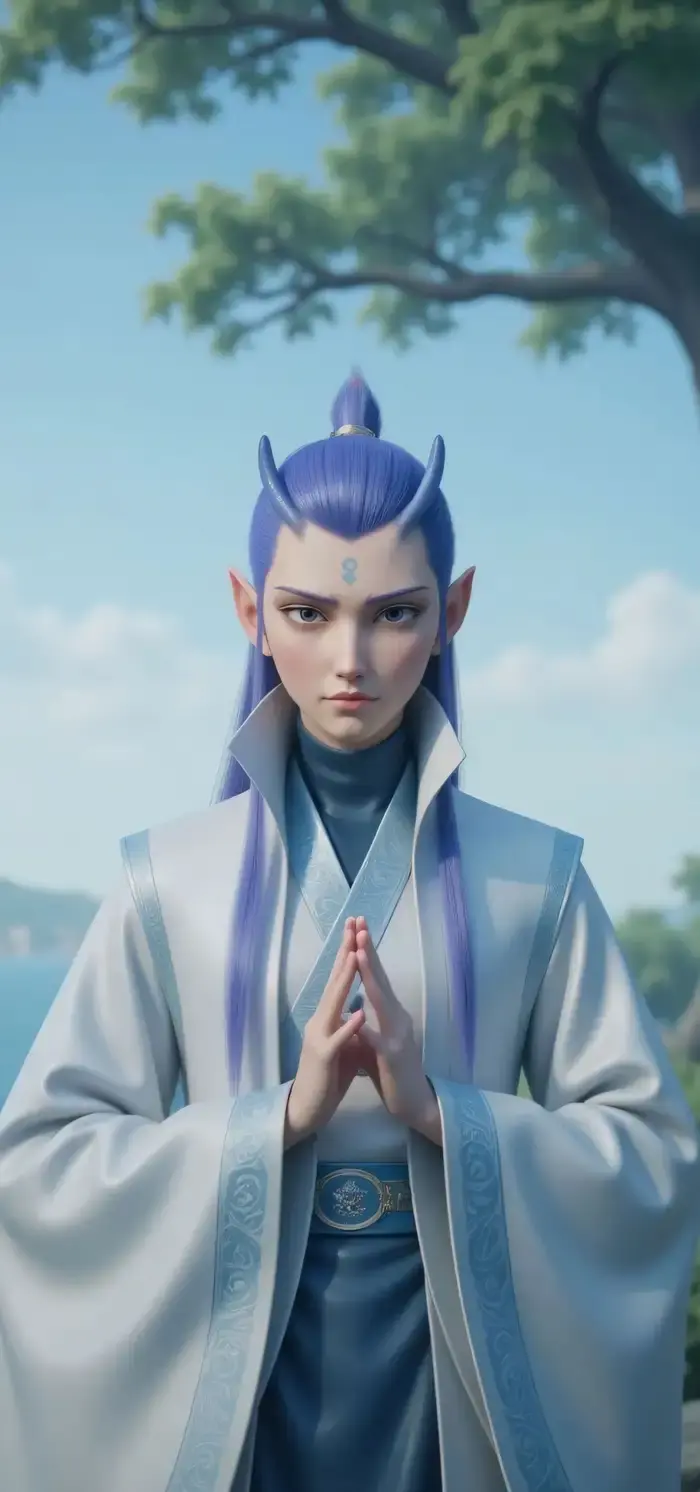 Ngao bính anime vị thần long uy nghiêm hình tượng nguyệt tộc