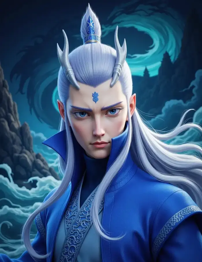 Ngao bính anime vị thần rồng uy nghi phong thái tuyệt vời