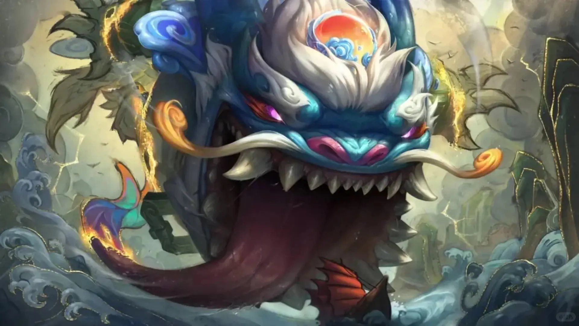 Tahm kench hình nền đẹp mắt quái vật đại dương ấn tượng