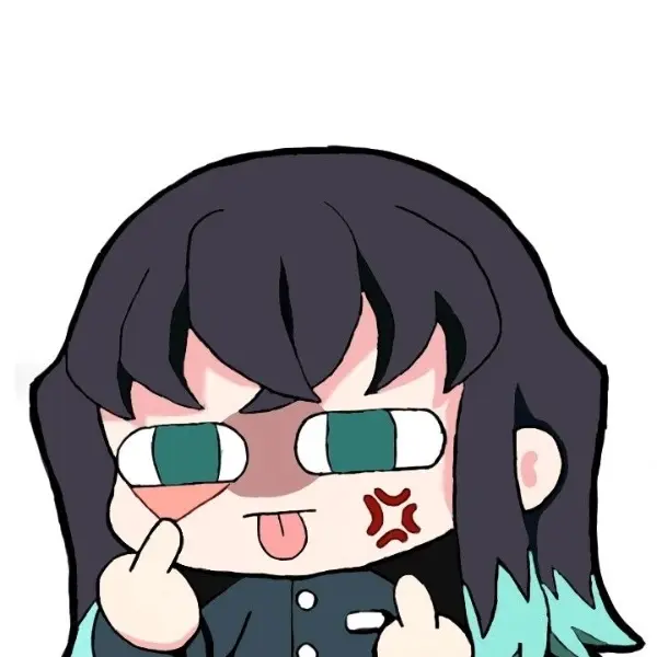 Tokito muichirou kimetsu chibi tinh nghịch với vẻ mặt đáng yêu