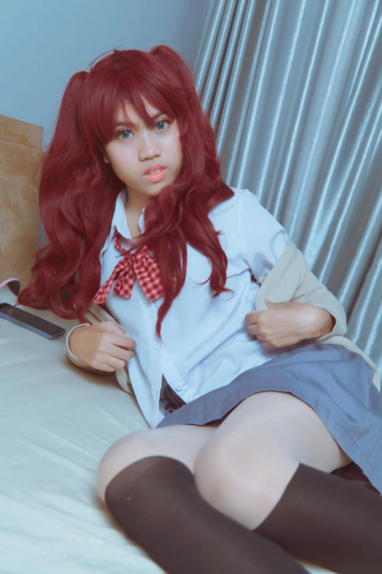 Ahrishiki cosplay nữ sinh đáng yêu từ game higurashi no naku koro ni