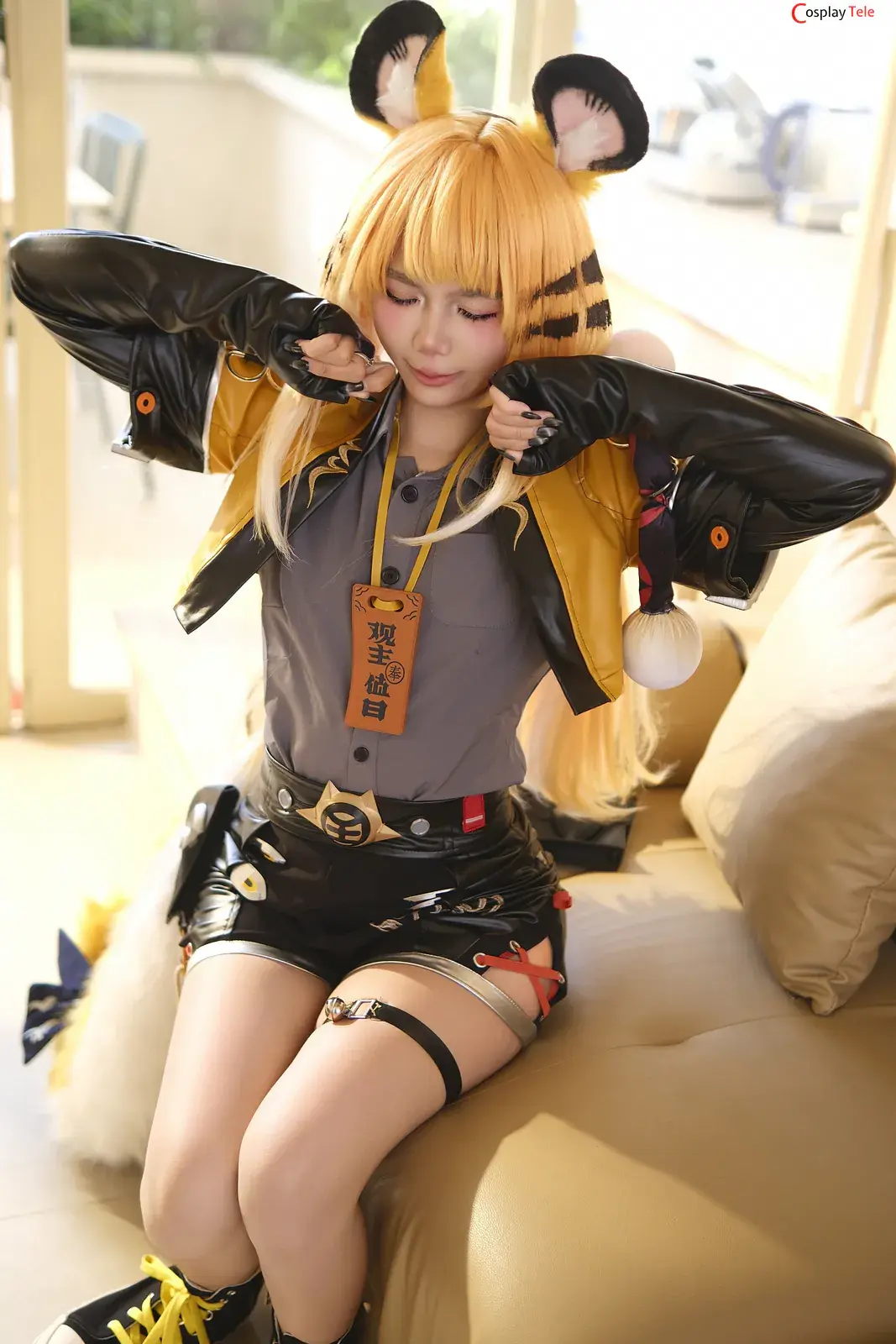 Aikouwu hóa thân thành lynx từ honkai star rail cosplay