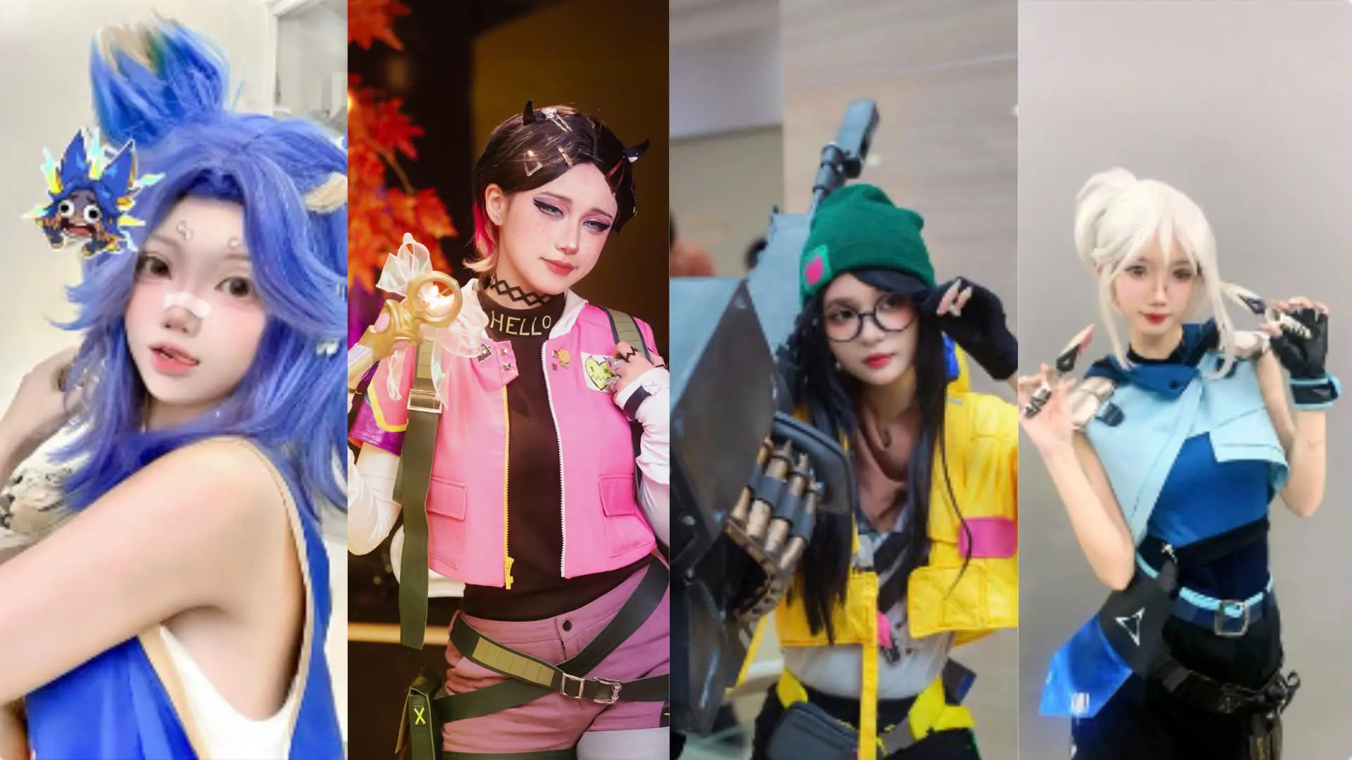 Aiwest đóng giả với trang phục đa dạng và phong cách cosplay
