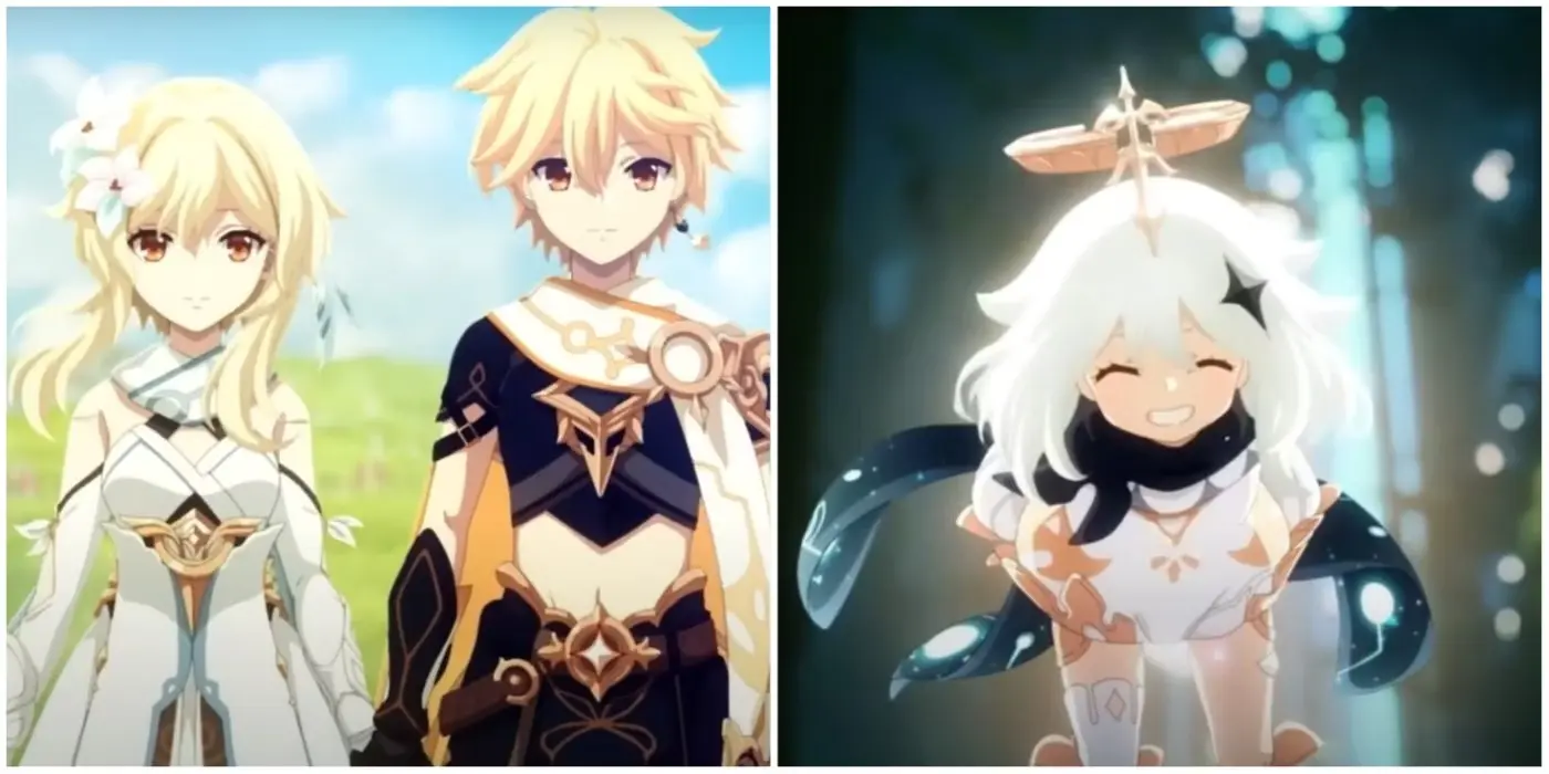 Ảnh anime genshin impact twin phong hệ cùng klee nhí nhảnh trong thế giới teyvat