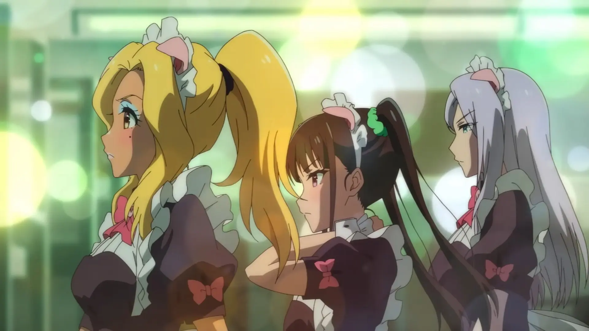Ảnh anime hầu gái ba cô nàng đồng phục dễ thương nhất