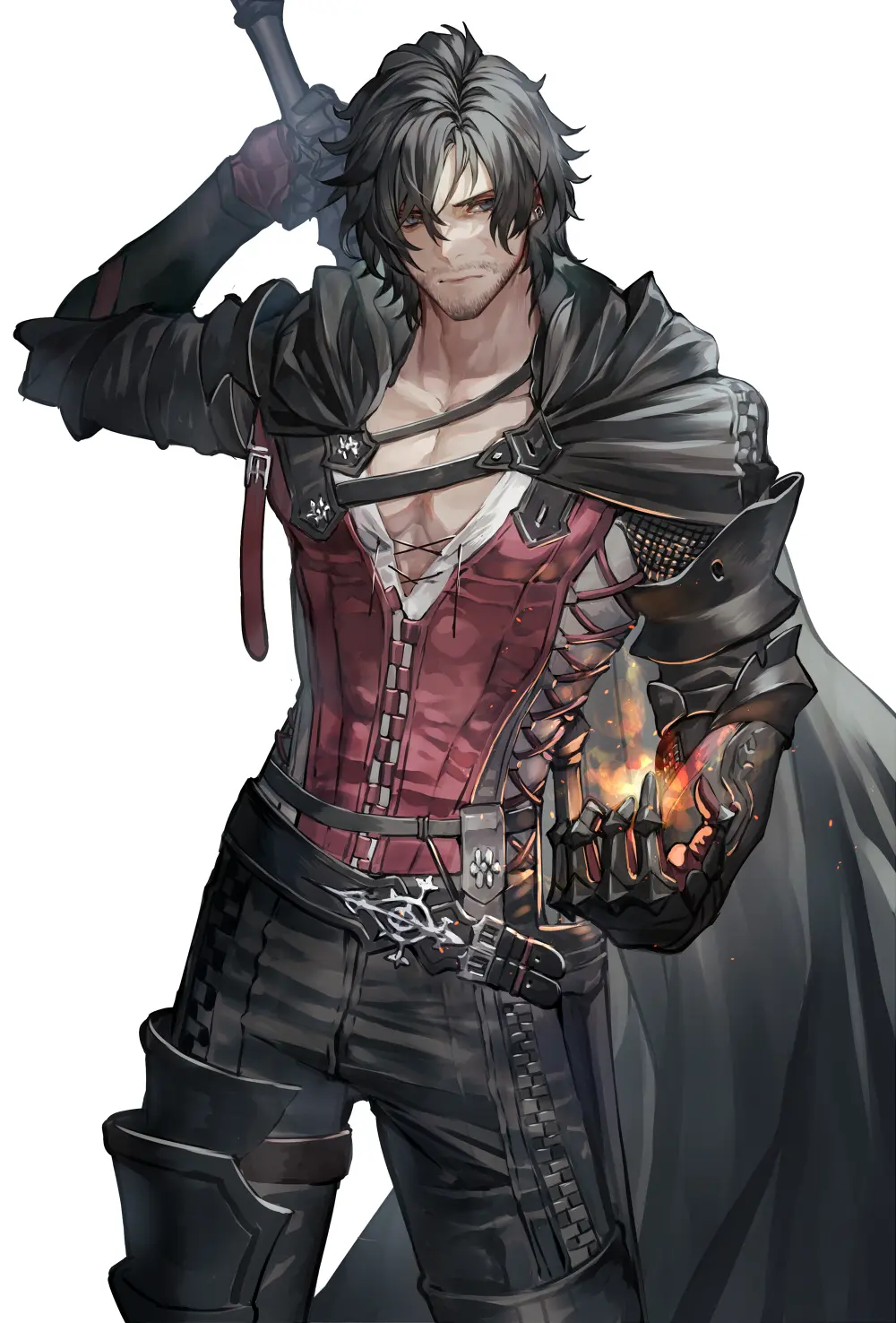Anh hùng bóng đêm kiếm khí fanart tuyệt vời